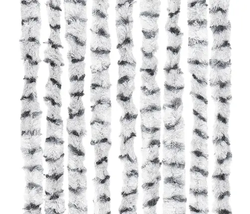 Kukaiņu Aizkars, Gaiši Pelēks Un Tumši Pelēks, 118X220 Cm Vidaxl