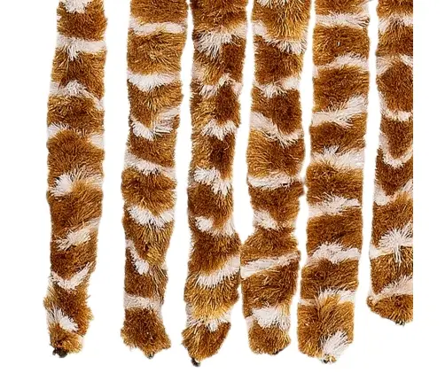 Užuolaida Nuo Musių, Geltonai Ruda Ir Balta, 118X220cm Šenilis