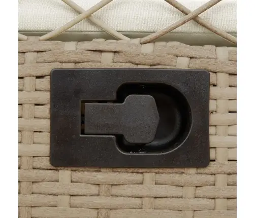 Atgāžami Dārza Krēsli, 2 Gab., Bēša Pe Rotangpalma Vidaxl