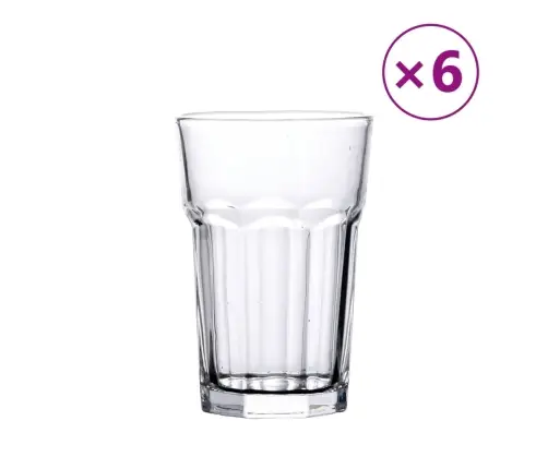 Glāzes, 6 Gab., 415 Ml Vidaxl