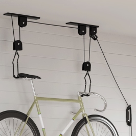 Velosipēdu Pacēlāji Ar Griestu Stiprinājumu, 2 Gab., 20 Kg Vidaxl