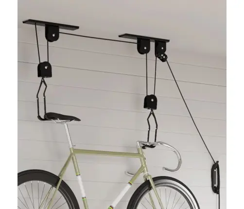 Velosipēdu Pacēlāji Ar Griestu Stiprinājumu, 2 Gab., 20 Kg Vidaxl