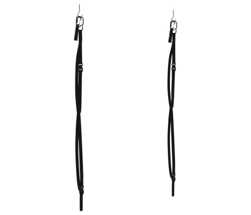 Kahe Kajaki Hoiustamisrihmad Koos Aeruklambritega, 50 Kg