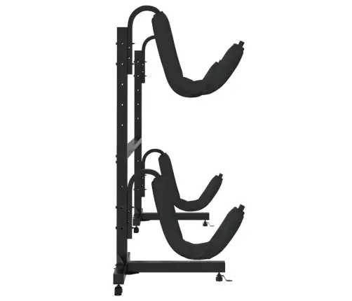 Kajaku Uzglabāšanas Plaukts 2 Laivām, 250X57X127,5 Cm, Tērauds Vidaxl