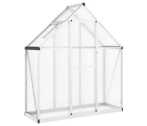 Šiltnamis Su Rėmu, Sidabrinis, 169X58X195cm Aliuminis