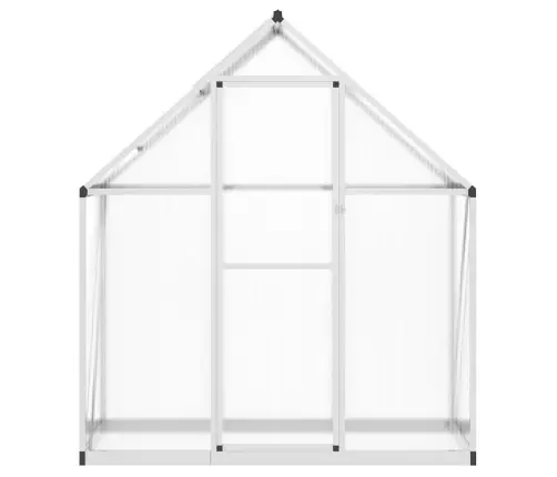 Šiltnamis Su Rėmu, Sidabrinis, 169X58X195cm Aliuminis