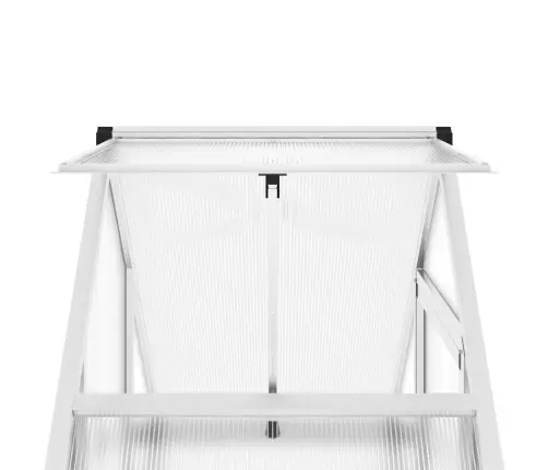 Šiltnamis Su Rėmu, Sidabrinis, 169X58X195cm Aliuminis