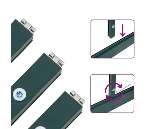 Siltumnīca Ar Pamatni, Zaļš, 169X58X195 Cm, Alumīnijs Vidaxl