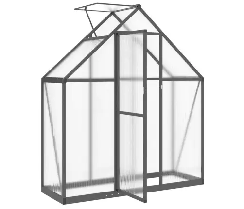 Kasvuhoone Alusraamiga, Antratsiit, 169X58X195 cm Alumiinium