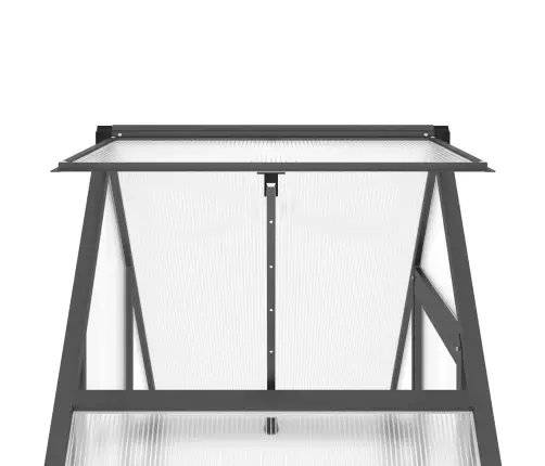 Kasvuhoone Alusraamiga, Antratsiit, 169X58X195 cm Alumiinium