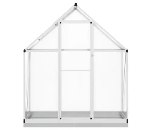 Šiltnamis Su Rėmu, Sidabrinis, 169X58X202cm Aliuminis