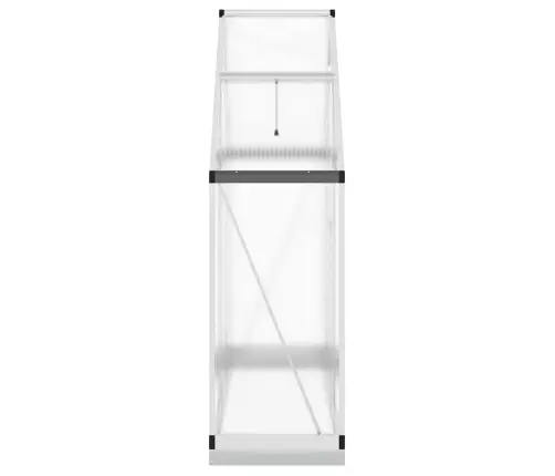 Šiltnamis Su Rėmu, Sidabrinis, 169X58X202cm Aliuminis