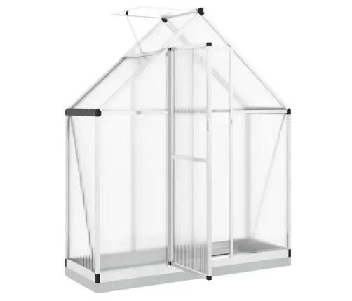 Šiltnamis Su Rėmu, Sidabrinis, 169X58X202cm Aliuminis