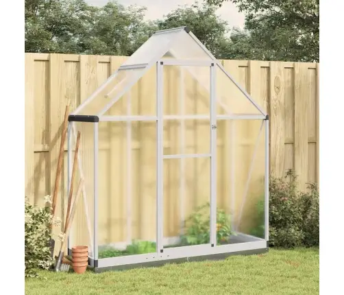 Šiltnamis Su Rėmu, Sidabrinis, 169X58X202cm Aliuminis