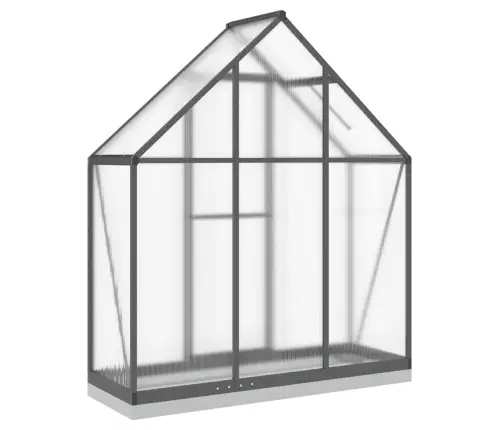 Kasvuhoone Alusraamiga, Antratsiit, 169X58X202 cm Alumiinium