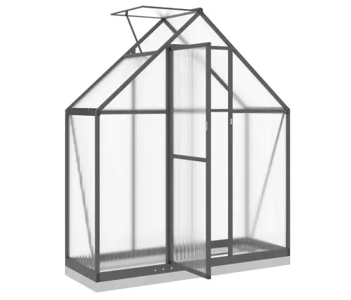 Kasvuhoone Alusraamiga, Antratsiit, 169X58X202 cm Alumiinium