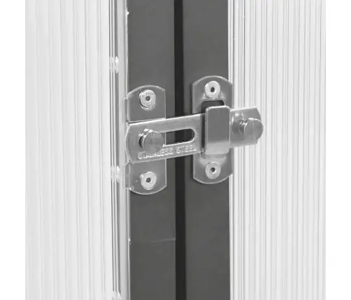 Kasvuhoone Alusraamiga, Antratsiit, 169X58X202 cm Alumiinium