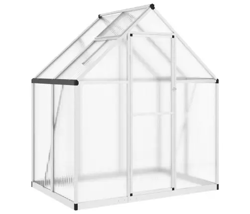 Kasvuhoone Alusraamiga, Hõbedane, 169X114X195 cm Alumiinium
