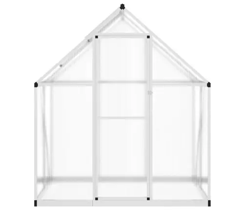 Kasvuhoone Alusraamiga, Hõbedane, 169X114X195 cm Alumiinium