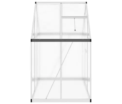 Kasvuhoone Alusraamiga, Hõbedane, 169X114X195 cm Alumiinium