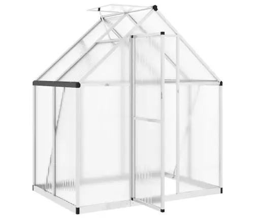 Kasvuhoone Alusraamiga, Hõbedane, 169X114X195 cm Alumiinium