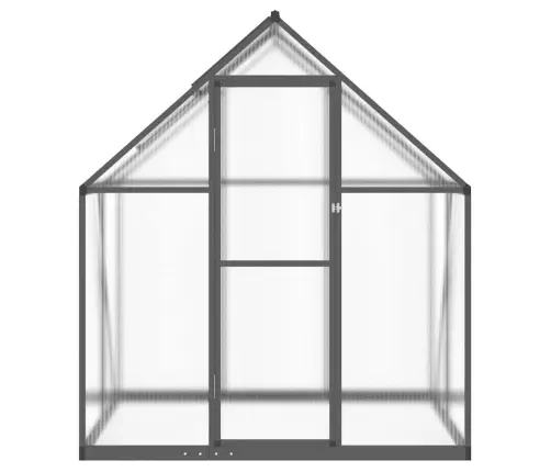 Siltumnīca Ar Pamatnes Rāmi, Antracītpelēks, 169X114X195 Cm Vidaxl