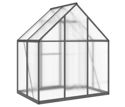 Siltumnīca Ar Pamatnes Rāmi, Antracītpelēks, 169X114X195 Cm Vidaxl