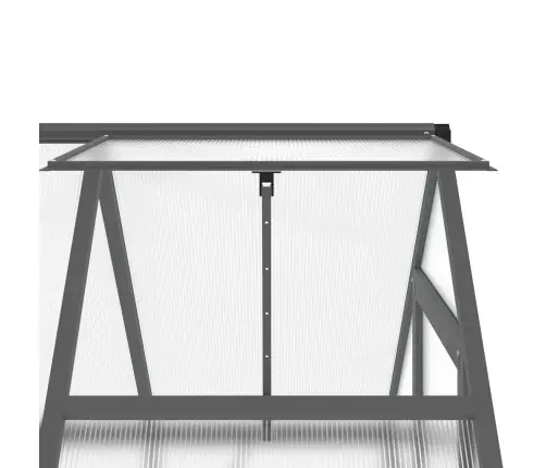 Siltumnīca Ar Pamatnes Rāmi, Antracītpelēks, 169X114X195 Cm Vidaxl