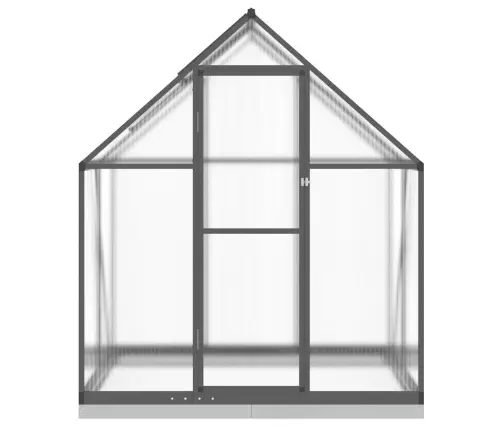 Šiltnamis Su Pagrindo Rėmu, Antracito, 169X114X202cm Aliuminis