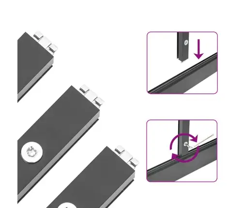 Šiltnamis Su Pagrindo Rėmu, Antracito, 169X114X202cm Aliuminis