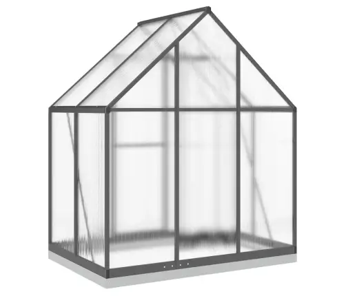 Šiltnamis Su Pagrindo Rėmu, Antracito, 169X114X202cm Aliuminis