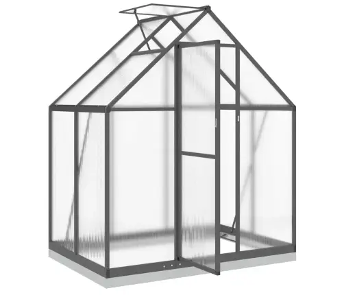 Šiltnamis Su Pagrindo Rėmu, Antracito, 169X114X202cm Aliuminis