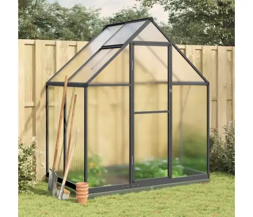 Šiltnamis Su Pagrindo Rėmu, Antracito, 169X114X202cm Aliuminis