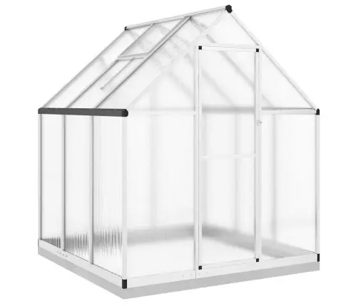 Šiltnamis Su Rėmu, Sidabrinis, 169X169X202cm Aliuminis