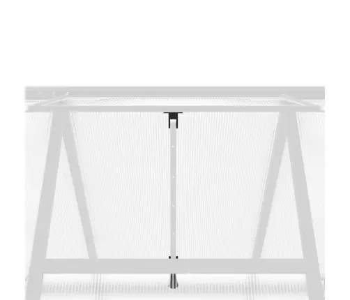 Šiltnamis Su Rėmu, Sidabrinis, 169X169X202cm Aliuminis