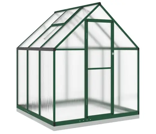Šiltnamis Su Rėmu, Žalias, 169X169X202cm Aliuminis
