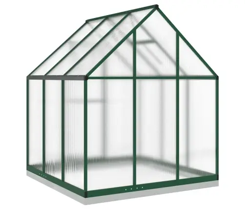 Šiltnamis Su Rėmu, Žalias, 169X169X202cm Aliuminis