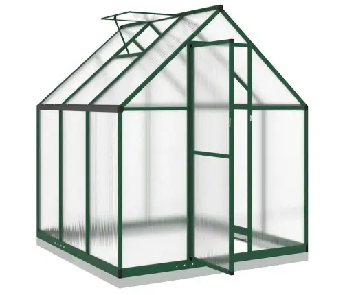 Šiltnamis Su Rėmu, Žalias, 169X169X202cm Aliuminis