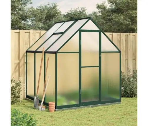 Šiltnamis Su Rėmu, Žalias, 169X169X202cm Aliuminis