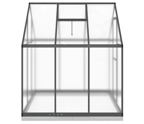 Siltumnīca Ar Pamatnes Rāmi, Antracītpelēks, 169X169X202 Cm Vidaxl