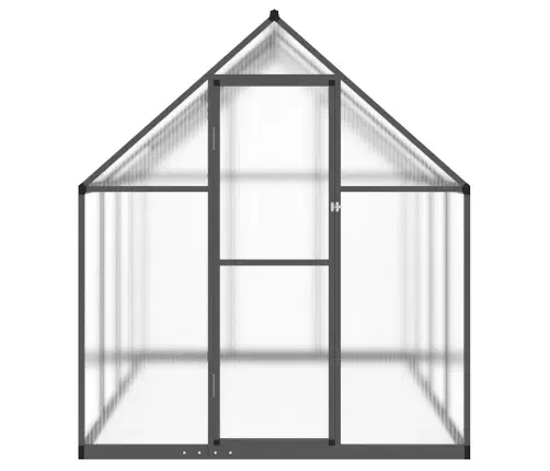 Siltumnīca Ar Pamatnes Rāmi, Antracītpelēks, 224X169X195 Cm Vidaxl