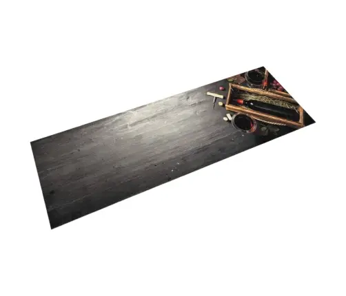 Virtuves Paklājs, Mazgājams, Vīna Pudele, 45X150 Cm, Samts Vidaxl