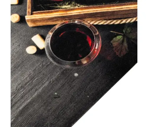 Virtuves Paklājs, Mazgājams, Vīna Pudele, 45X150 Cm, Samts Vidaxl