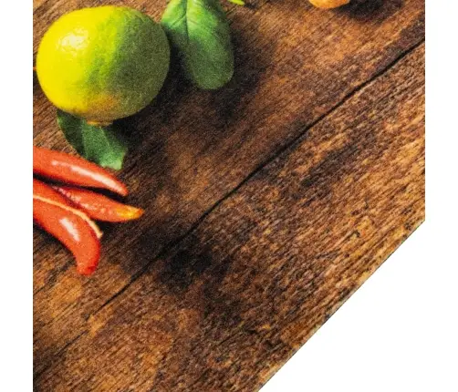 Virtuvės Kilimėlis, 60X180cm Aksomas, Plaunamas, Prieskoniai Virtuvės Kilimėlis, 60X180cm Aksomas, Plaunamas, Prieskoniai