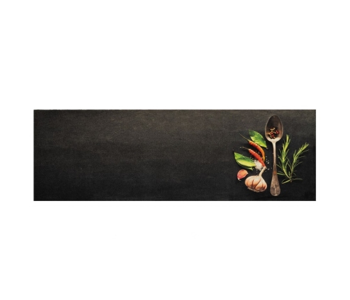 Virtuves Paklājs, Mazgājams, Garšvielu Apdruka, 60X180 Cm Vidaxl
