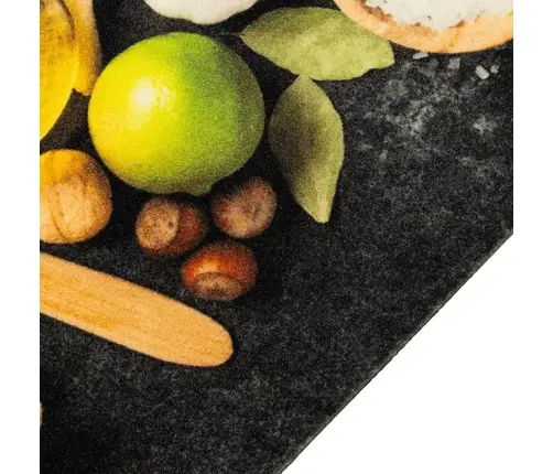 Virtuves Paklājs, Mazgājams, Garšvielu Apdruka, 60X180 Cm Vidaxl