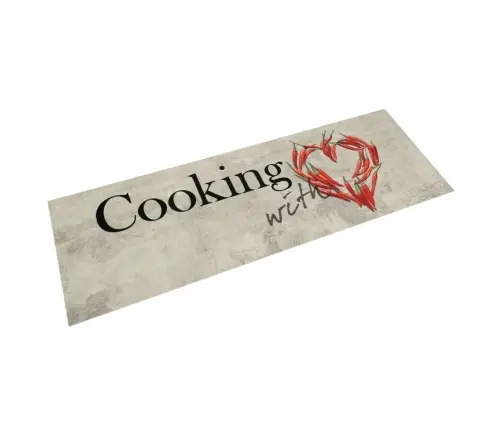 Köögivaip, Pestav, Cooking Ja Tšillipipar, 45 X 150 cm Samet