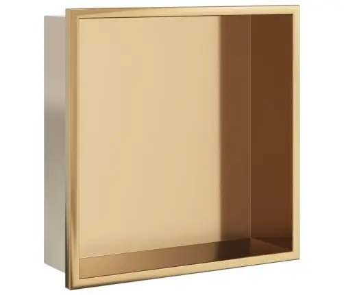 Duširiiul, Harjatud Kuldne 32X32X9 Cm Roostevaba Teras