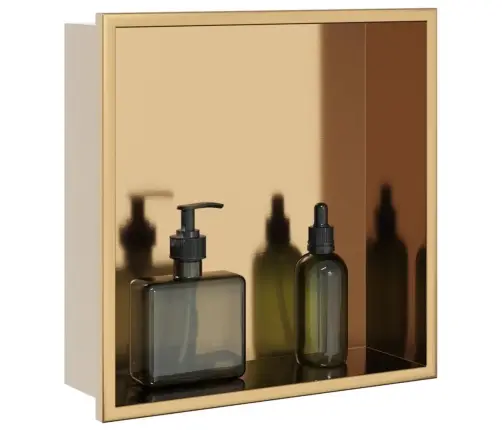 Duširiiul, Harjatud Kuldne 32X32X9 Cm Roostevaba Teras