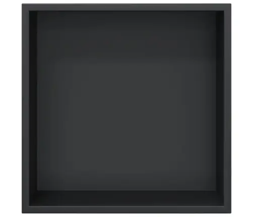 Süvistatav Duširiiul, Matt Must 32X32X9 Cm Roostevaba Teras